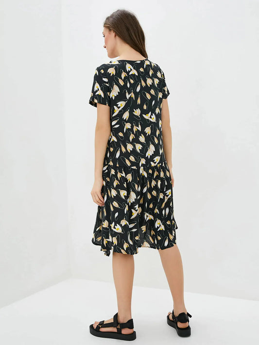 Garne print dress