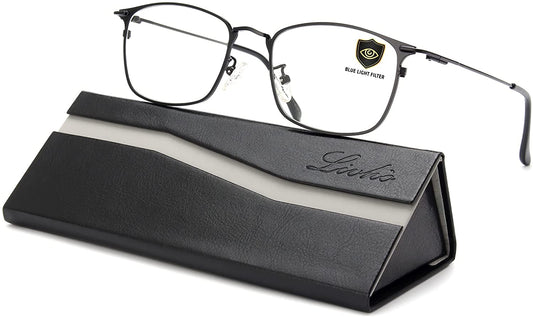 Blue Light Blocking Metal Glasses