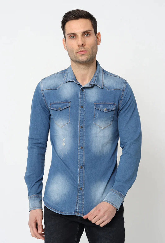 Blue denim Shirt