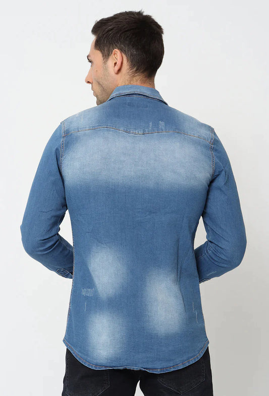 Blue denim Shirt