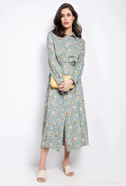 Midi shirt Dress