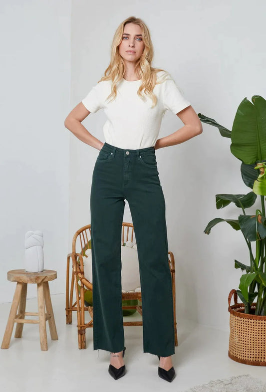 High waist wide leg Jeans