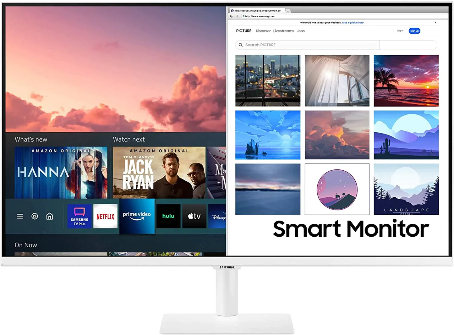 SAMSUNG M7-32 inch 4K Ultra HD - White - 60 Hz