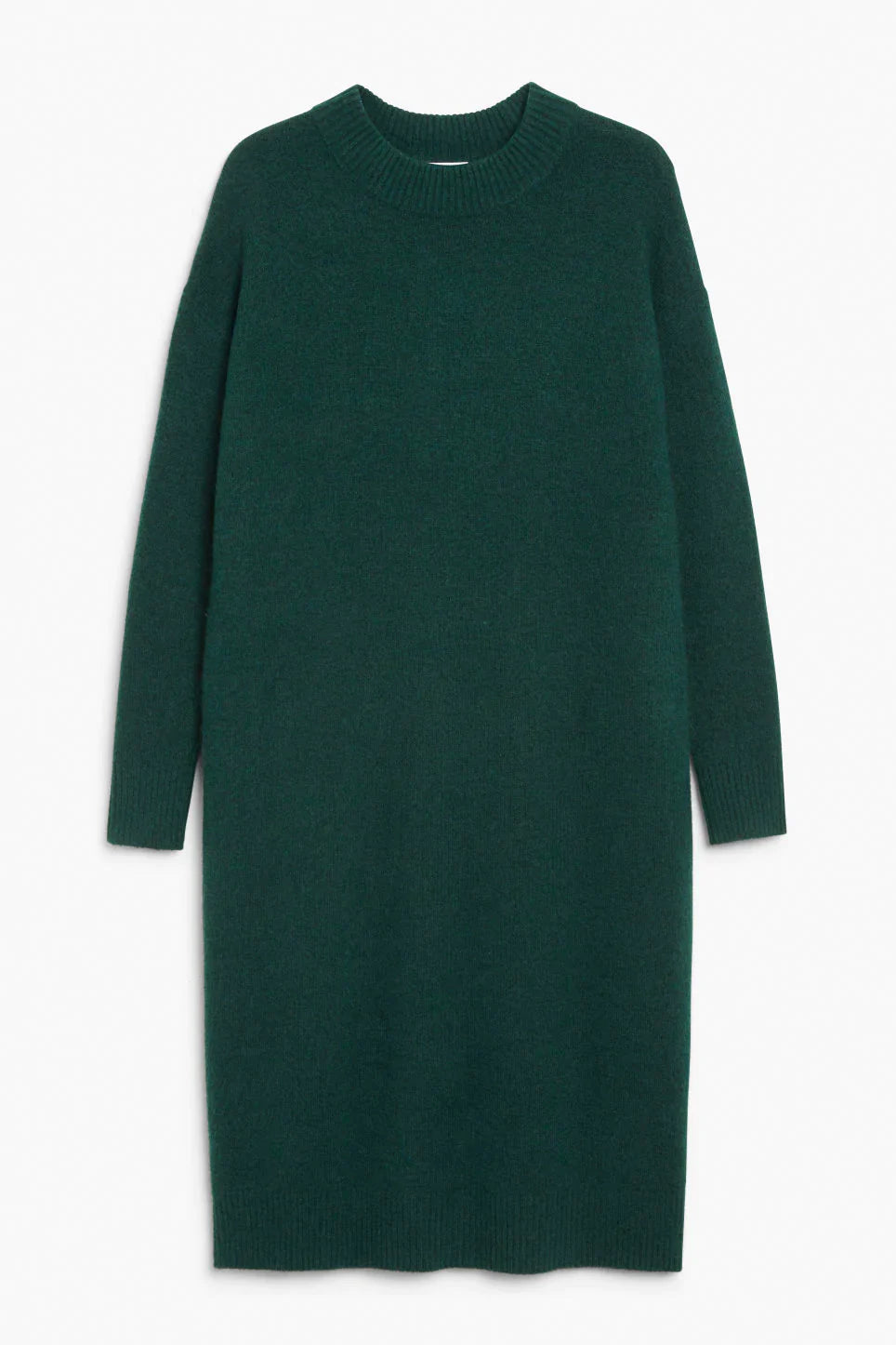 Oversized midi knit dress