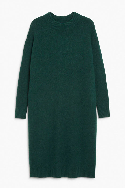 Oversized midi knit dress